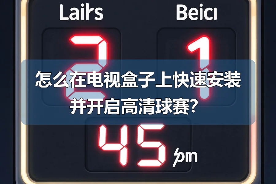 怎么在电视盒子上快速安装并开启高清球赛？